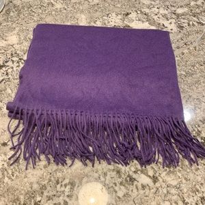 100% Cashmere Nordstrom Purple Pashmina